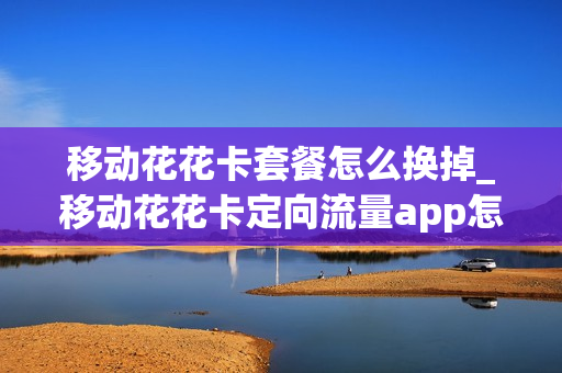 移动花花卡套餐怎么换掉_移动花花卡定向流量app怎么更换