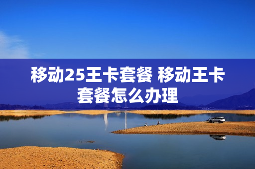 移动25王卡套餐 移动王卡套餐怎么办理