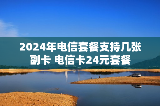 2024年电信套餐支持几张副卡 电信卡24元套餐