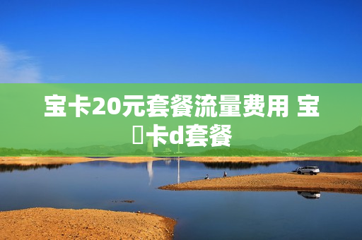 宝卡20元套餐流量费用 宝蔵卡d套餐