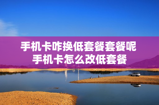 手机卡咋换低套餐套餐呢 手机卡怎么改低套餐