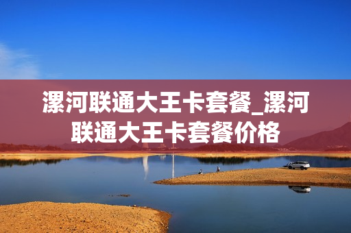 漯河联通大王卡套餐_漯河联通大王卡套餐价格
