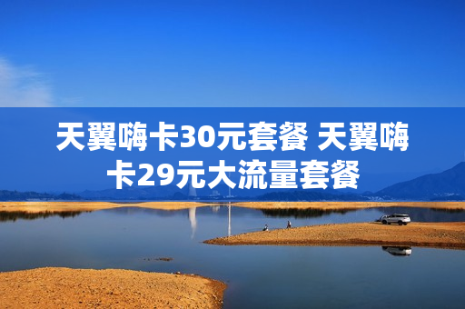 天翼嗨卡30元套餐 天翼嗨卡29元大流量套餐