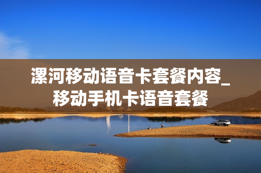漯河移动语音卡套餐内容_移动手机卡语音套餐