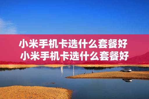 小米手机卡选什么套餐好 小米手机卡选什么套餐好