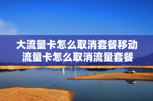大流量卡怎么取消套餐移动 流量卡怎么取消流量套餐