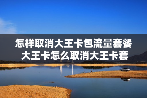 怎样取消大王卡包流量套餐 大王卡怎么取消大王卡套餐