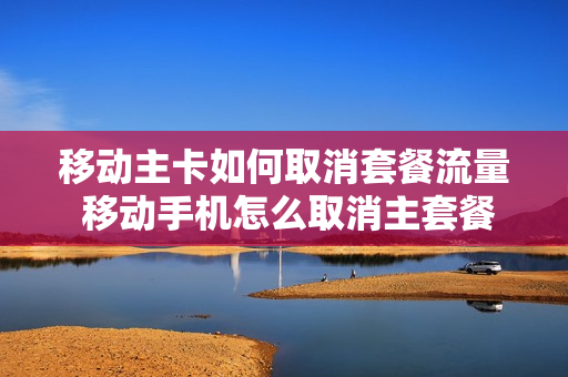 移动主卡如何取消套餐流量 移动手机怎么取消主套餐
