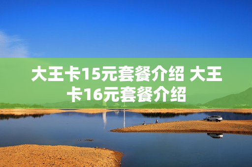 大王卡15元套餐介绍 大王卡16元套餐介绍