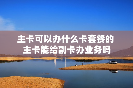 主卡可以办什么卡套餐的 主卡能给副卡办业务吗