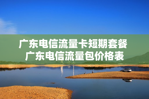广东电信流量卡短期套餐 广东电信流量包价格表