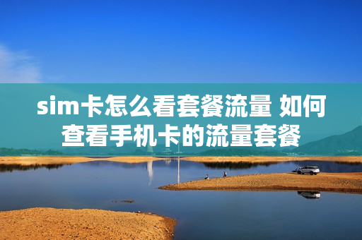 sim卡怎么看套餐流量 如何查看手机卡的流量套餐