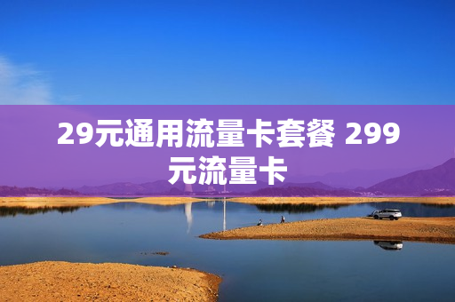 29元通用流量卡套餐 299元流量卡
