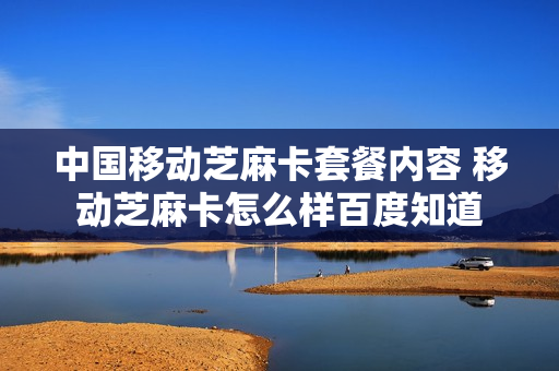 中国移动芝麻卡套餐内容 移动芝麻卡怎么样百度知道