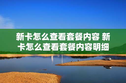 新卡怎么查看套餐内容 新卡怎么查看套餐内容明细