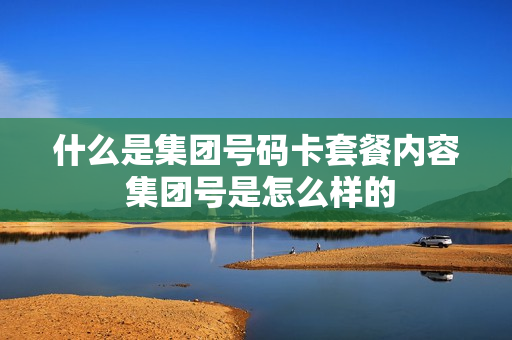 什么是集团号码卡套餐内容 集团号是怎么样的