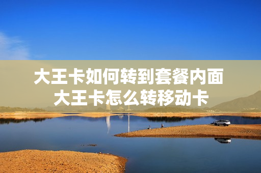 大王卡如何转到套餐内面 大王卡怎么转移动卡