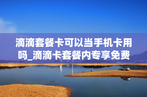 滴滴套餐卡可以当手机卡用吗_滴滴卡套餐内专享免费流量