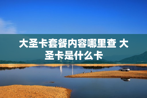 大圣卡套餐内容哪里查 大圣卡是什么卡
