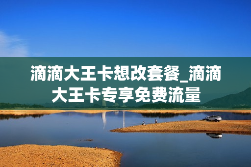 滴滴大王卡想改套餐_滴滴大王卡专享免费流量