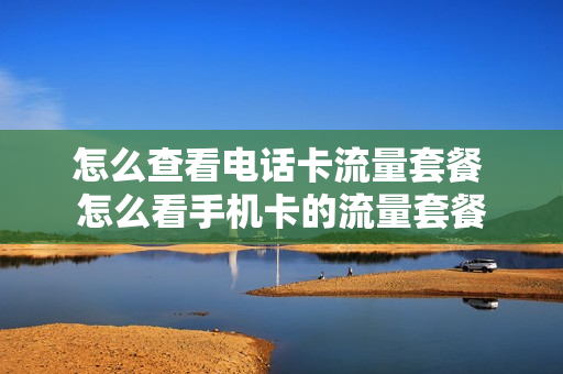 怎么查看电话卡流量套餐 怎么看手机卡的流量套餐