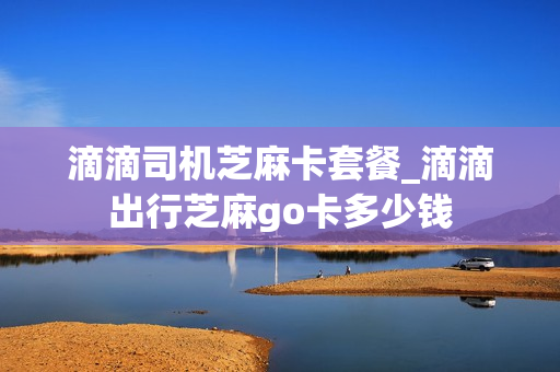 滴滴司机芝麻卡套餐_滴滴出行芝麻go卡多少钱