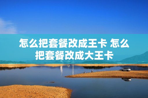 怎么把套餐改成王卡 怎么把套餐改成大王卡