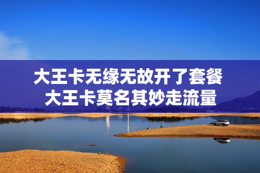 大王卡无缘无故开了套餐 大王卡莫名其妙走流量