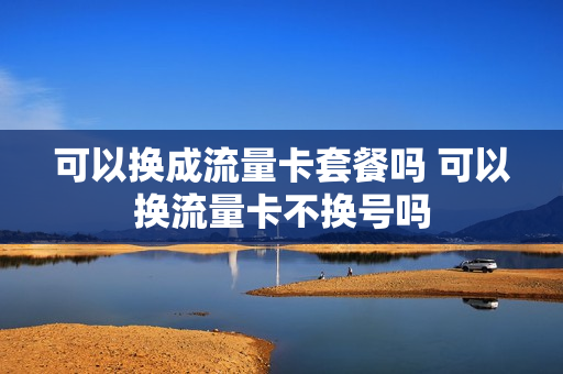可以换成流量卡套餐吗 可以换流量卡不换号吗