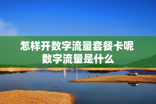 怎样开数字流量套餐卡呢 数字流量是什么