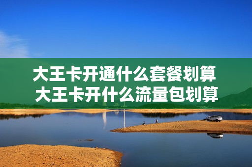 大王卡开通什么套餐划算 大王卡开什么流量包划算