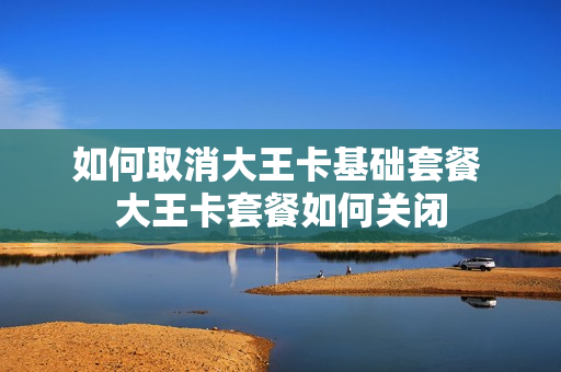 如何取消大王卡基础套餐 大王卡套餐如何关闭