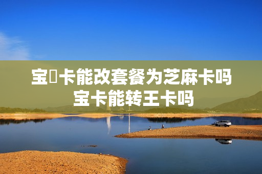 宝蔵卡能改套餐为芝麻卡吗 宝卡能转王卡吗