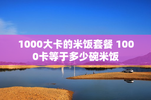 1000大卡的米饭套餐 1000卡等于多少碗米饭