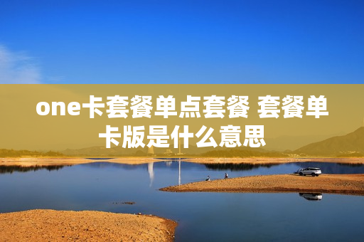 one卡套餐单点套餐 套餐单卡版是什么意思