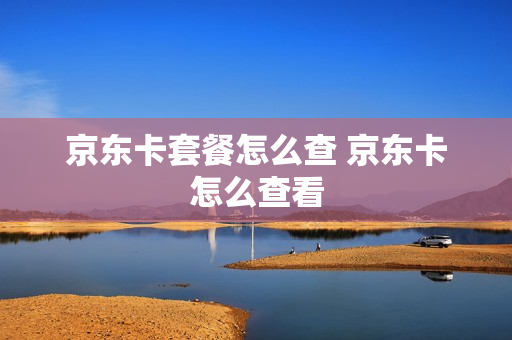 京东卡套餐怎么查 京东卡怎么查看