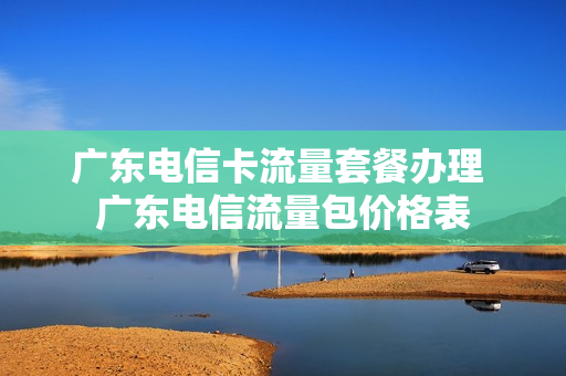 广东电信卡流量套餐办理 广东电信流量包价格表