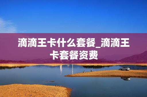 滴滴王卡什么套餐_滴滴王卡套餐资费