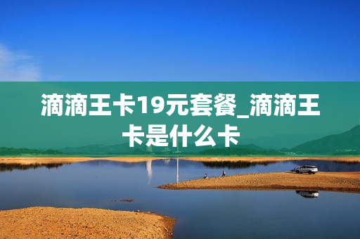 滴滴王卡19元套餐_滴滴王卡是什么卡