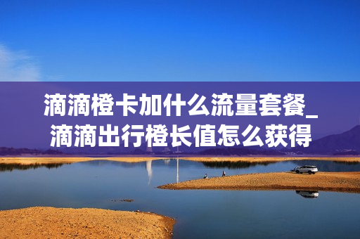 滴滴橙卡加什么流量套餐_滴滴出行橙长值怎么获得