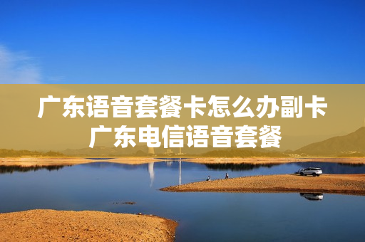 广东语音套餐卡怎么办副卡 广东电信语音套餐