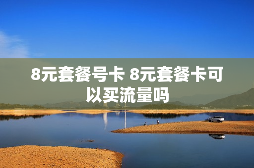 8元套餐号卡 8元套餐卡可以买流量吗