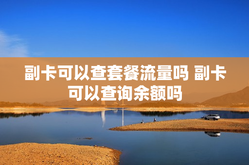副卡可以查套餐流量吗 副卡可以查询余额吗