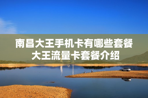 南昌大王手机卡有哪些套餐 大王流量卡套餐介绍