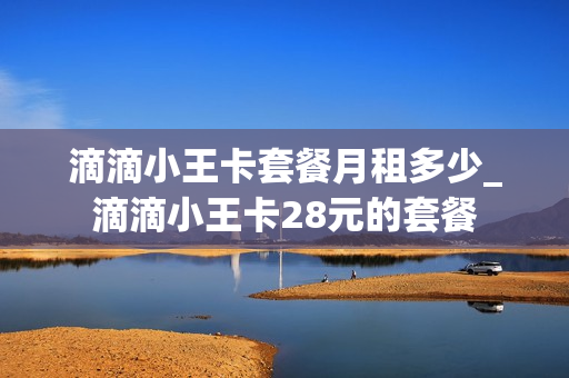 滴滴小王卡套餐月租多少_滴滴小王卡28元的套餐