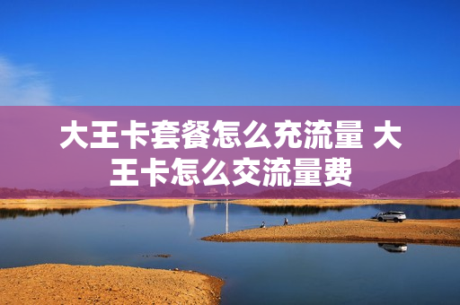 大王卡套餐怎么充流量 大王卡怎么交流量费