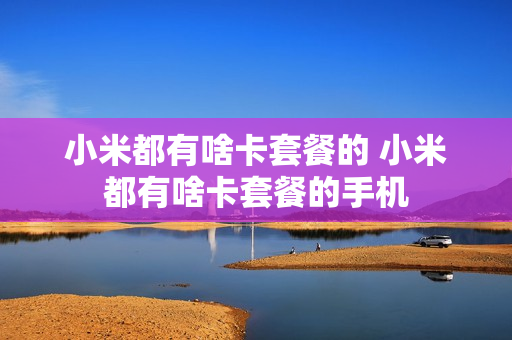 小米都有啥卡套餐的 小米都有啥卡套餐的手机