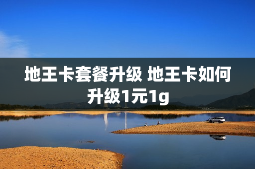 地王卡套餐升级 地王卡如何升级1元1g
