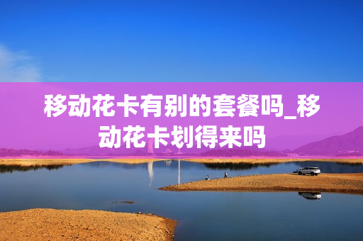 移动花卡有别的套餐吗_移动花卡划得来吗