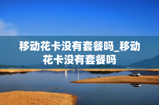 移动花卡没有套餐吗_移动花卡没有套餐吗
